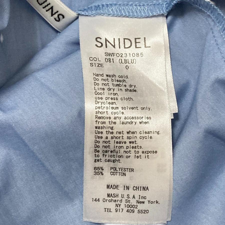 SNIDEL（スナイデル） 美品 23SS SNIDEL Sustainaボウタイシャツ