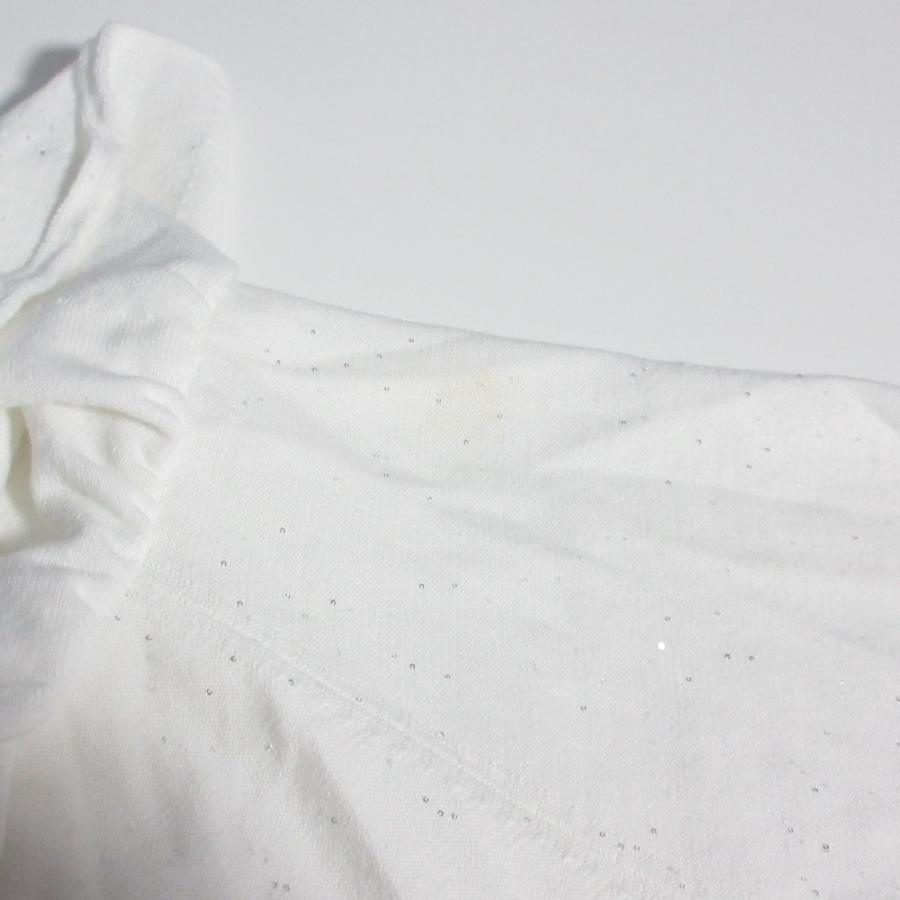 良品 25SS La boutique BonBon ラブティックボンボン スパンコールラッフルオフショルニット LBZ1051205A0010 F ホワイト レディース 古着 中古 USED La boutique Bonbon（ラブティックボンボン） 良品 25SS La boutique