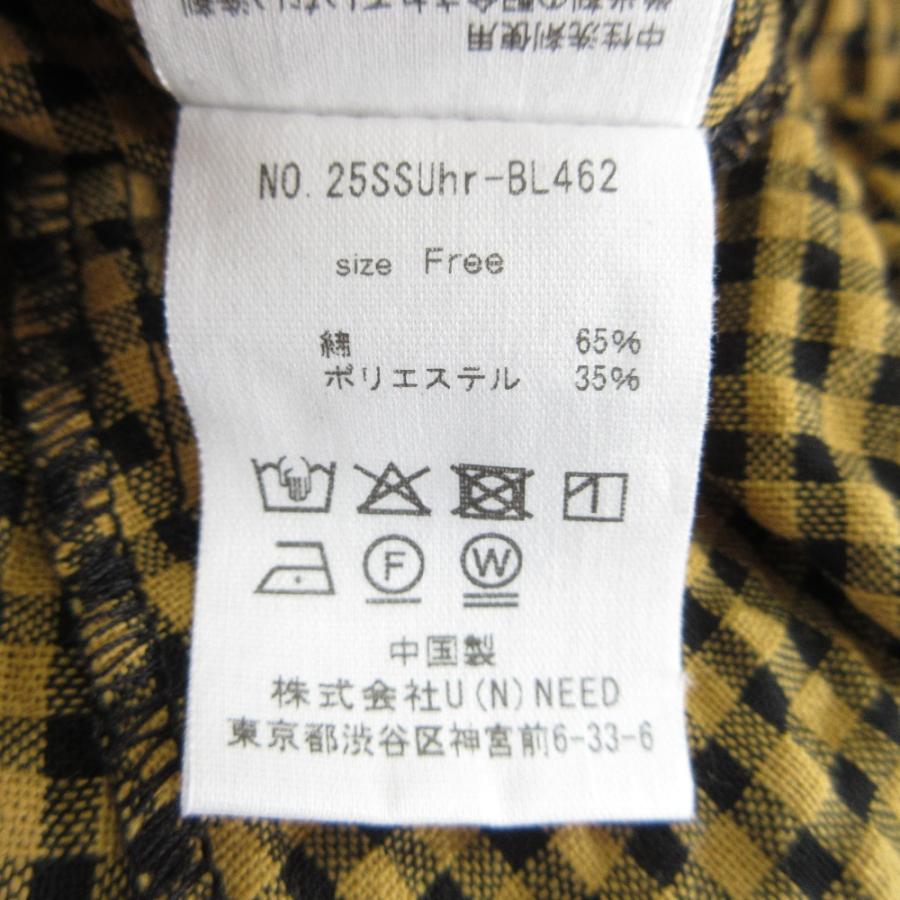 Uhr 美品 25SS Uhr ウーア Checkered Tiered Dress ワンピース 25SSUhr