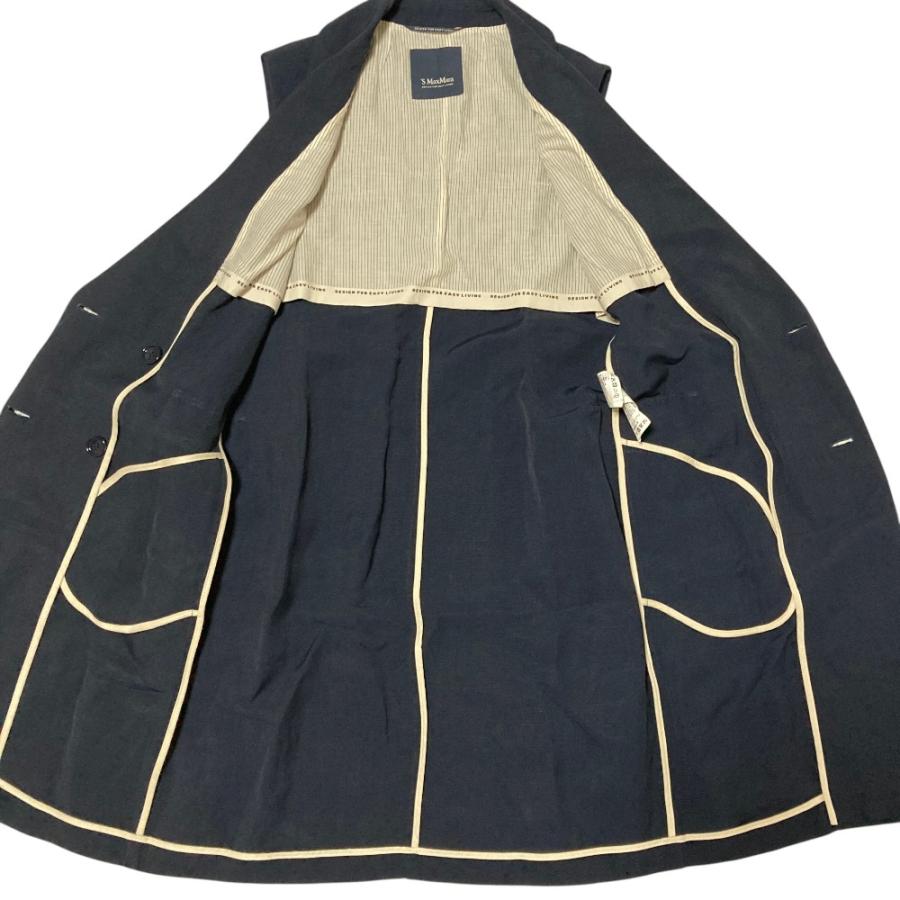 良品 'S Max Mara エスマックスマーラ リネンブレンド ロング ジレ
