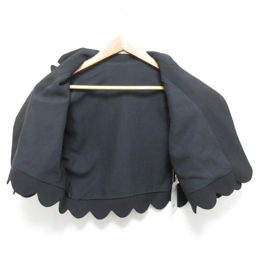 新品同様 cygne シーニュ スカラップジャケット ショート丈 サイズF