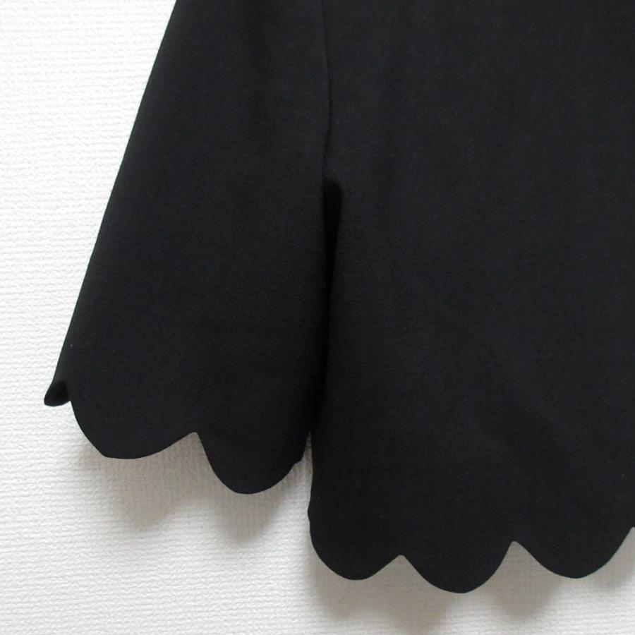 新品同様 cygne シーニュ スカラップジャケット ショート丈 サイズF