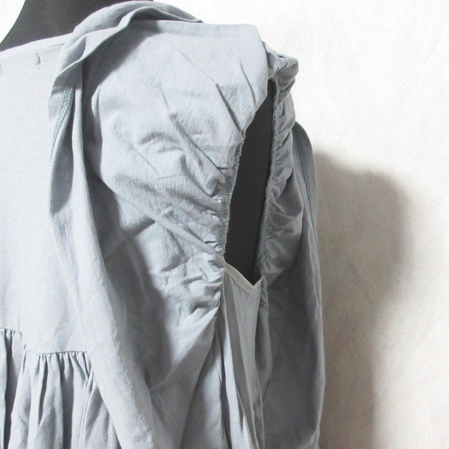 Yori 美品 ヨリ ボヘミアンギャザーカットソー プルオーバー YR2011