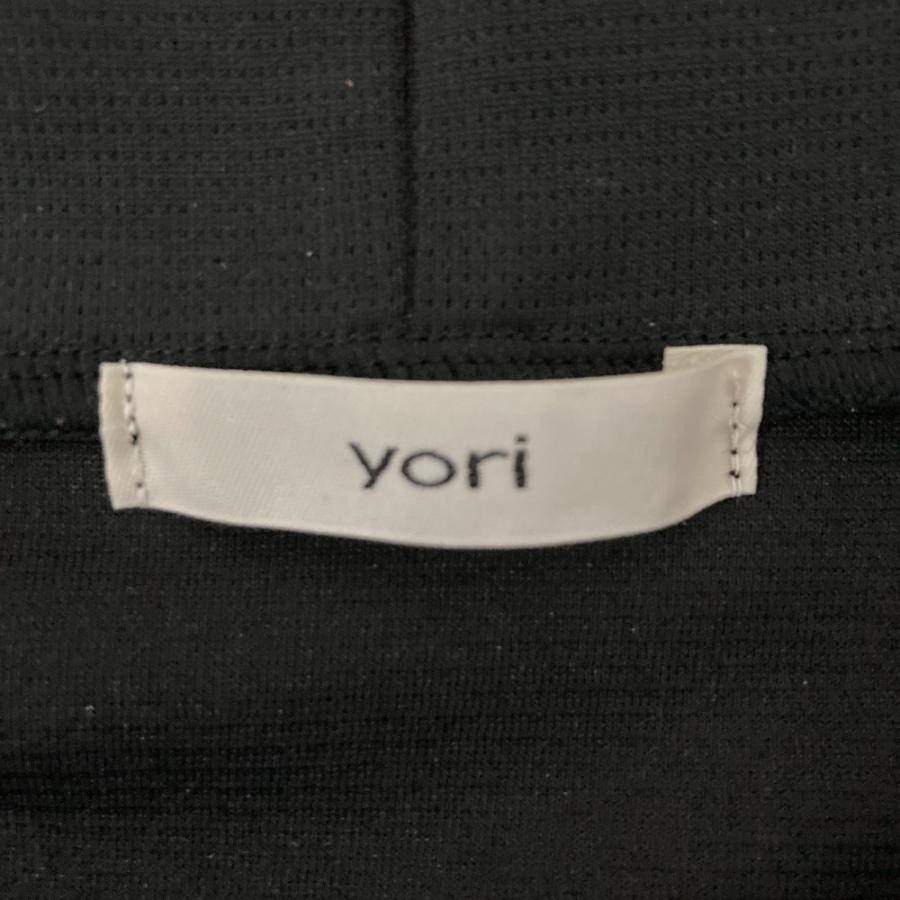 Yori 良品 ヨリ ダブルフレアメッシュパーカー Fサイズ ブラック