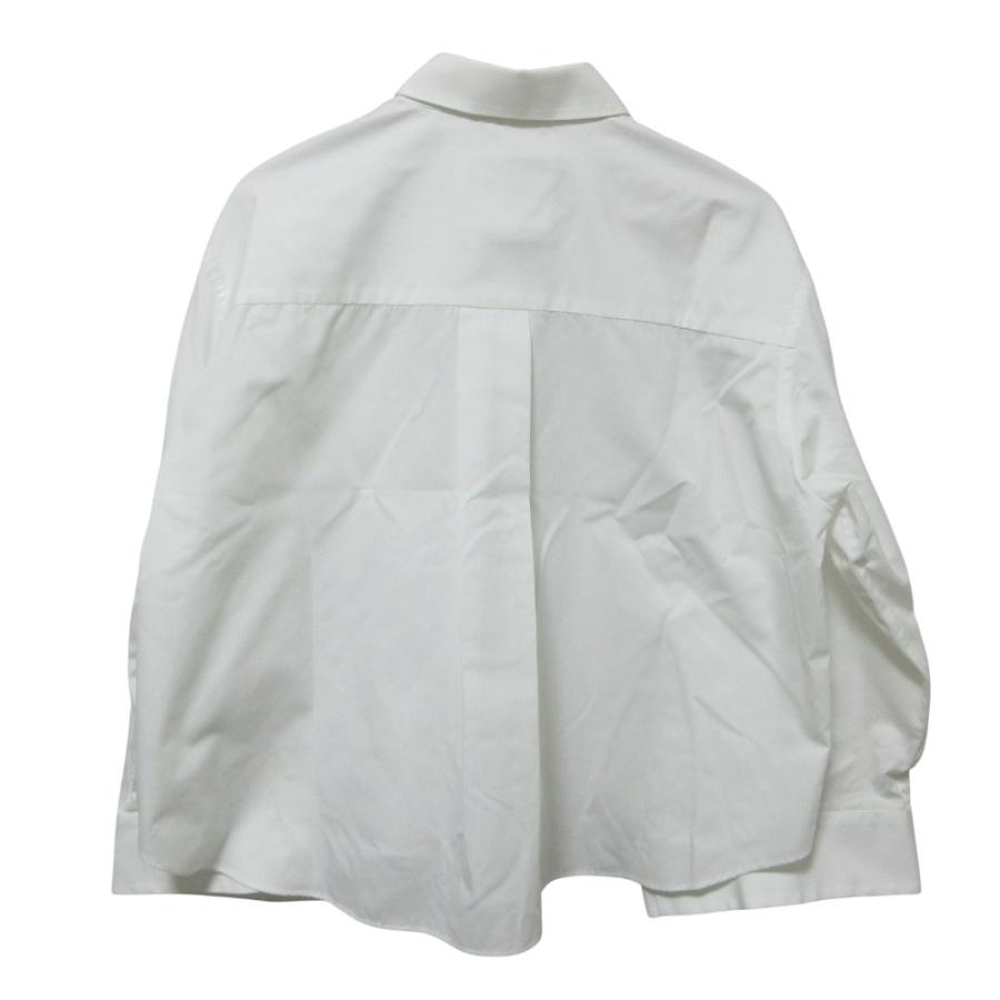 sacai（サカイ） 美品 24AW sacai チェストポケット クロップシャツ