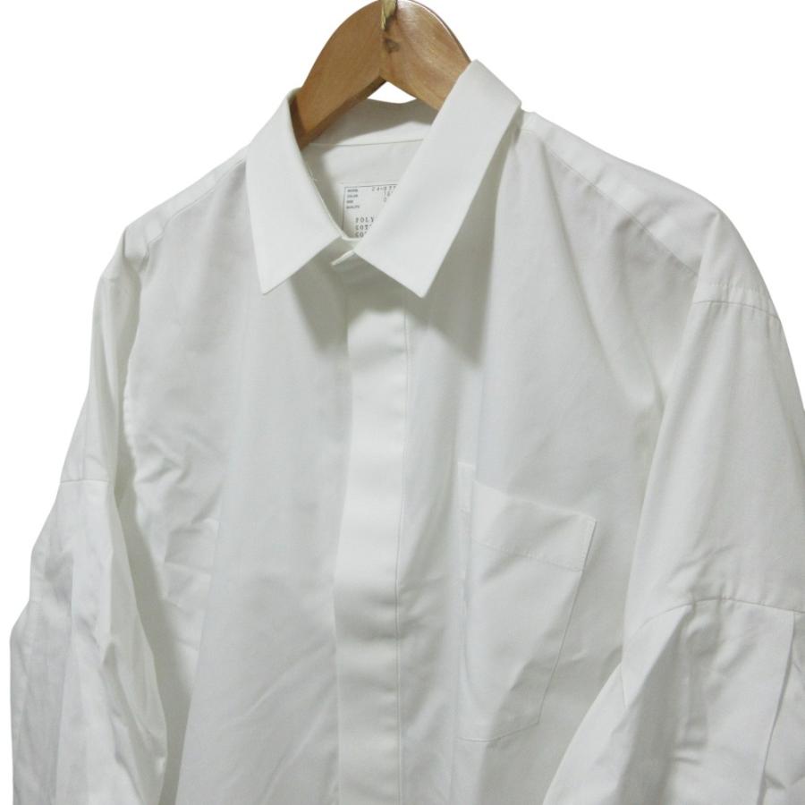 sacai（サカイ） 美品 24AW sacai チェストポケット クロップシャツ