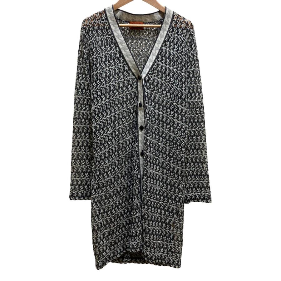 MISSONI（ミッソーニ） 美品 エンブロイダリー かぎ編みニット 