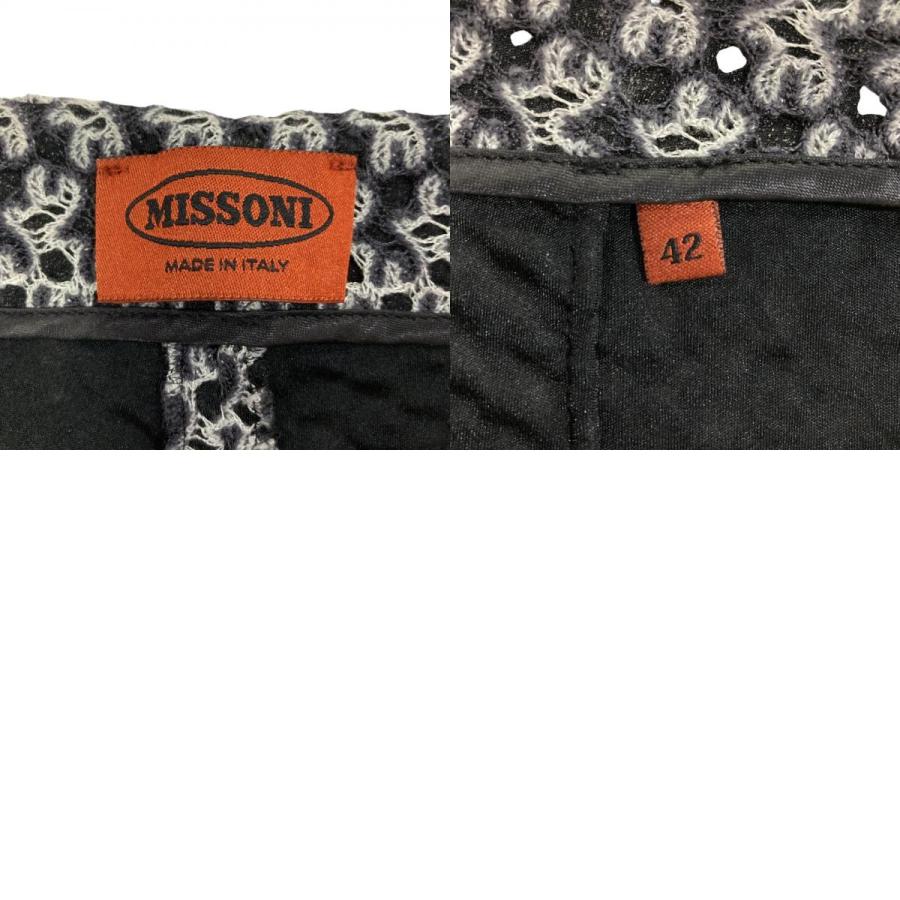 MISSONI（ミッソーニ） 美品 エンブロイダリー かぎ編みニット 
