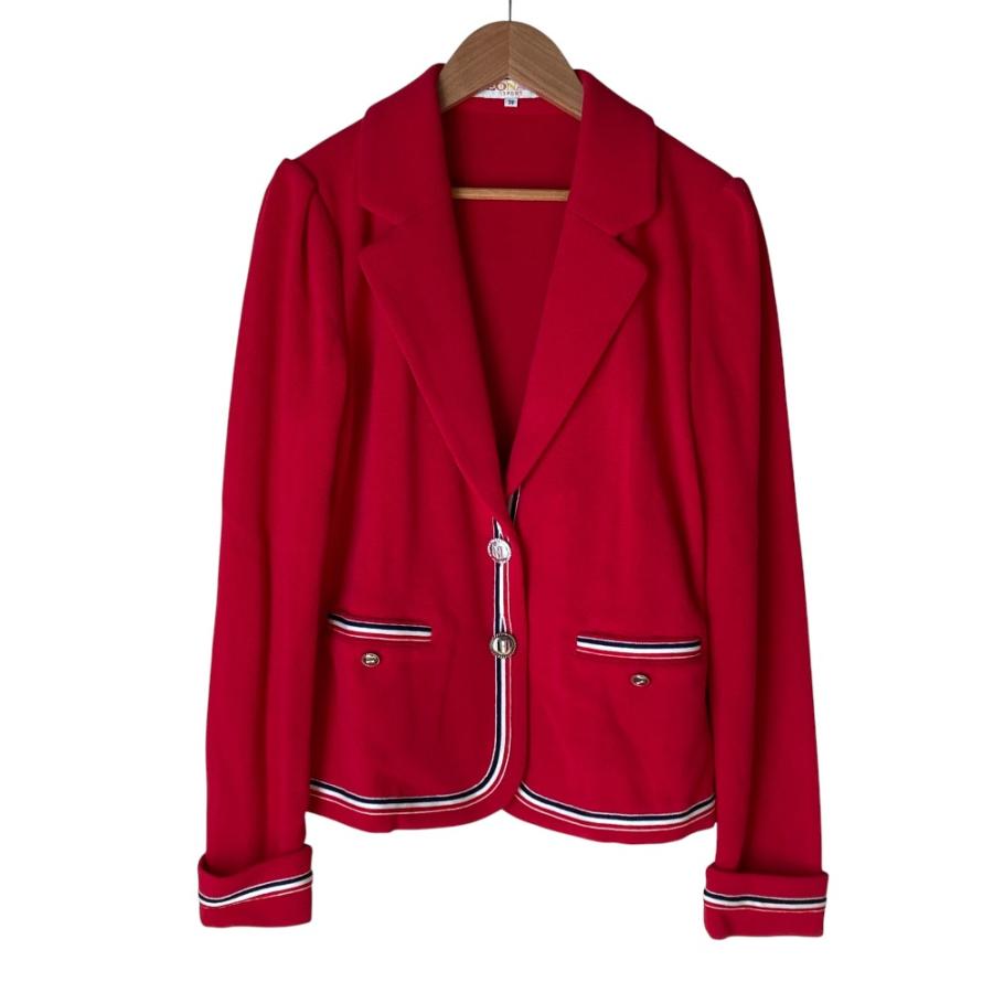 LEONARD SPORT 美品 レオナール スポーツ サマーニット テーラード 
