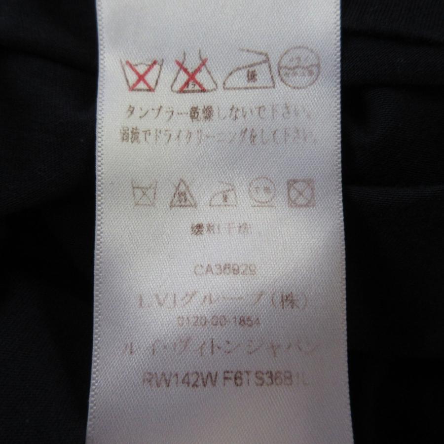 良品 LOUIS VUITTON ルイヴィトン ボール装飾 リボン ショートスリーブ カットソー ネイビー  レディース 古着 中古 USED LOUIS VUITTON（ルイ・ヴィトン） 良品 ボール装飾 リボン ショート