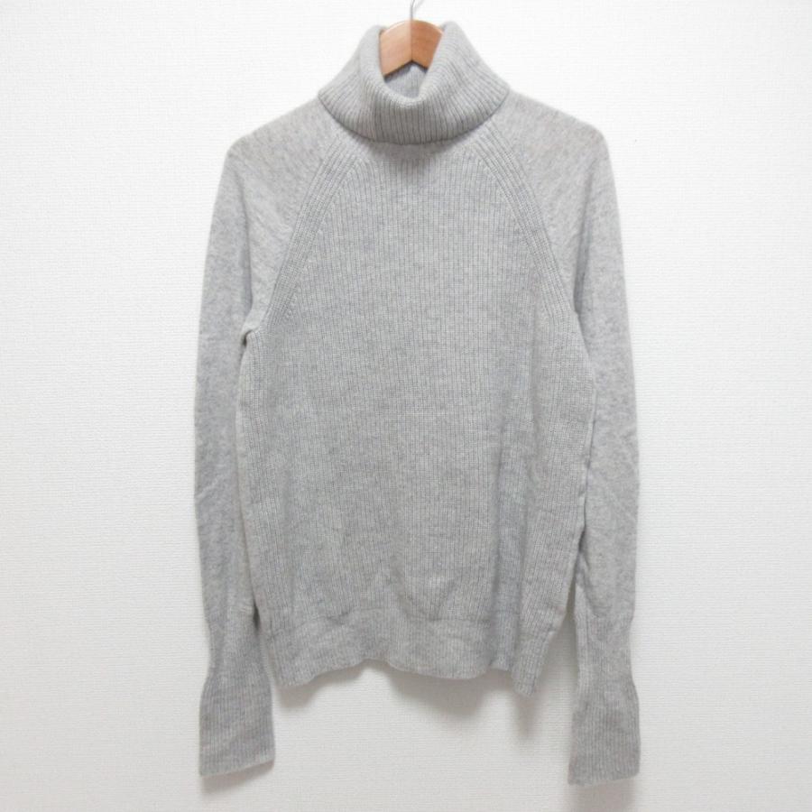 美品 theory luxe セオリーリュクス カシミヤ ハイネックセーター サイズ38 ライトグレー レディース 古着 中古 USED theory luxe（セオリーリュクス） 美品 カシミヤ ハイネックセーター