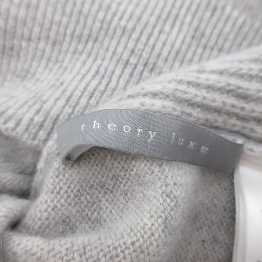 美品 theory luxe セオリーリュクス カシミヤ ハイネックセーター サイズ38 ライトグレー レディース 古着 中古 USED theory luxe（セオリーリュクス） 美品 カシミヤ ハイネックセーター