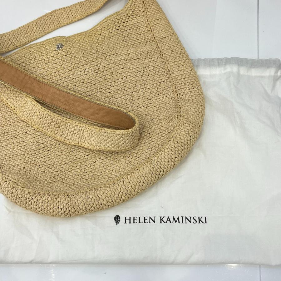 Helen Kaminski（ヘレンカミンスキー） 美品 ラフィア ショルダー