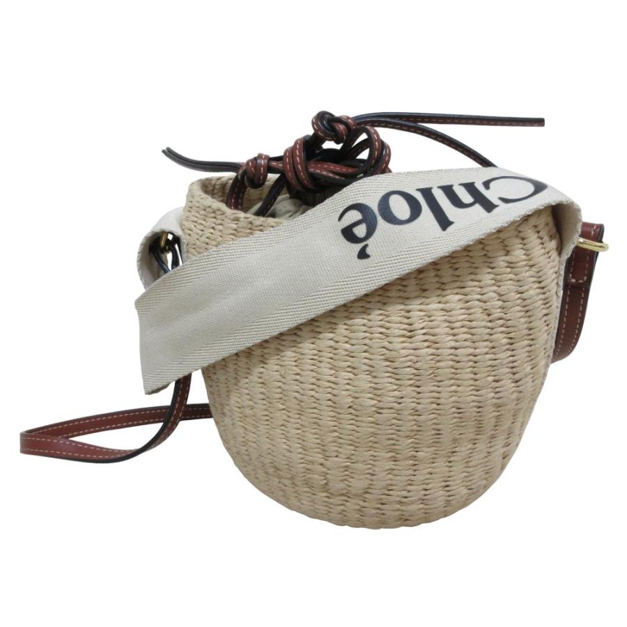 Chloe（クロエ） 美品 Mifuko フェアトレード ウッディ ラフィア