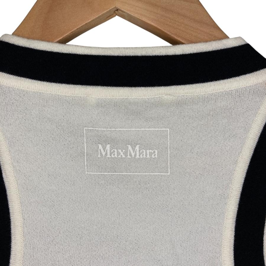 マックスマーラ　ニット　クロップド　ブラック　M Max Mara（マックスマーラ） 美品 24SS Max Mara クロップドニット
