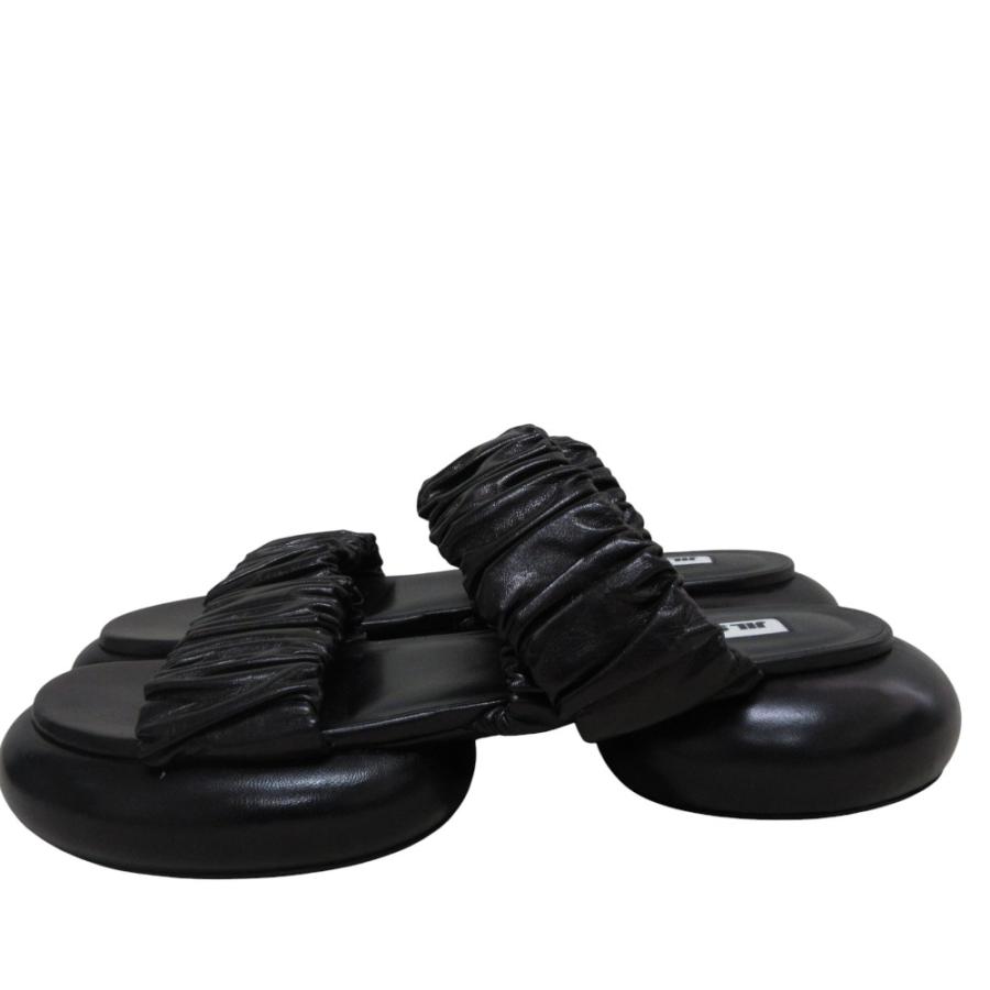 JIL SANDER（ジルサンダー） 良品 プラットフォーム レザーフリル 