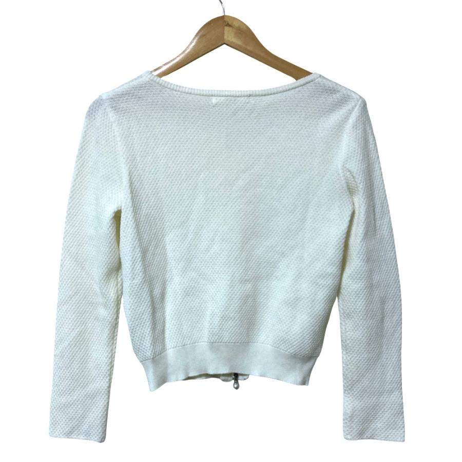 Rene（ルネ） 美品 スワロパール ダブルジップカーディガン サイズ34