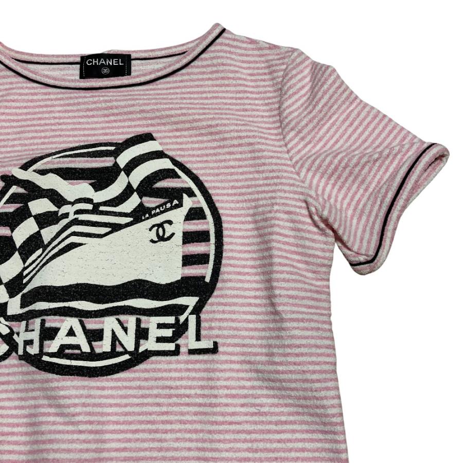 CHANEL（シャネル） 良品 LA PAUSA ボーダーTシャツ カットソー P60455