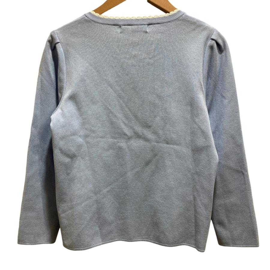 Rene（ルネ） 美品 25SS Rene パフスリーブ ジップアップ ニット
