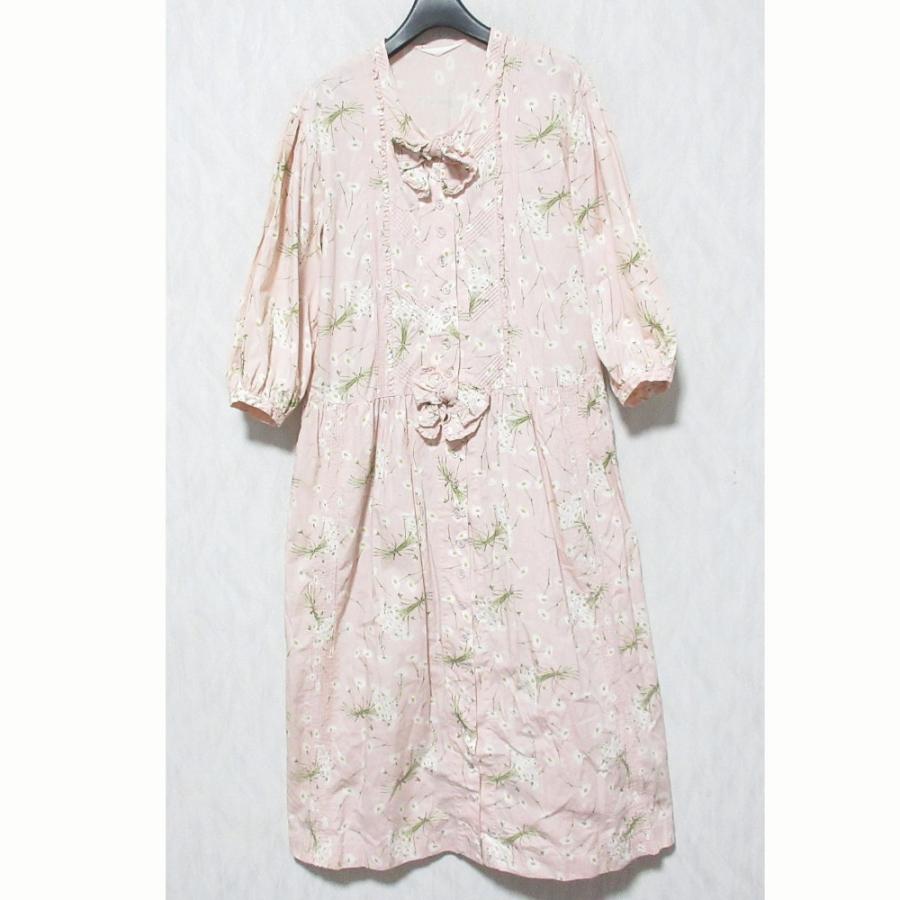 PINK HOUSE（ピンクハウス） 美品 ブーケプリント リボン ロング