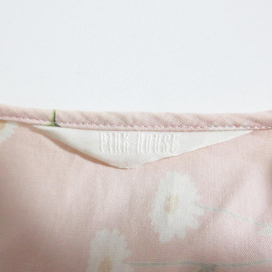PINK HOUSE（ピンクハウス） 美品 ブーケプリント リボン ロング