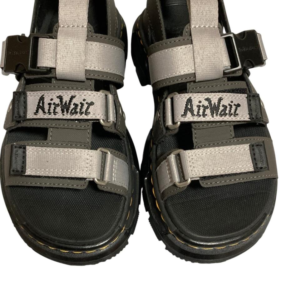 値下げ　ドクターマーチン　AirWair ブラック サンダル ベルクロ　uk7 Dr.Martens/ドクターマーチン】 FORSTER ベルクロサンダル◇（サンダル