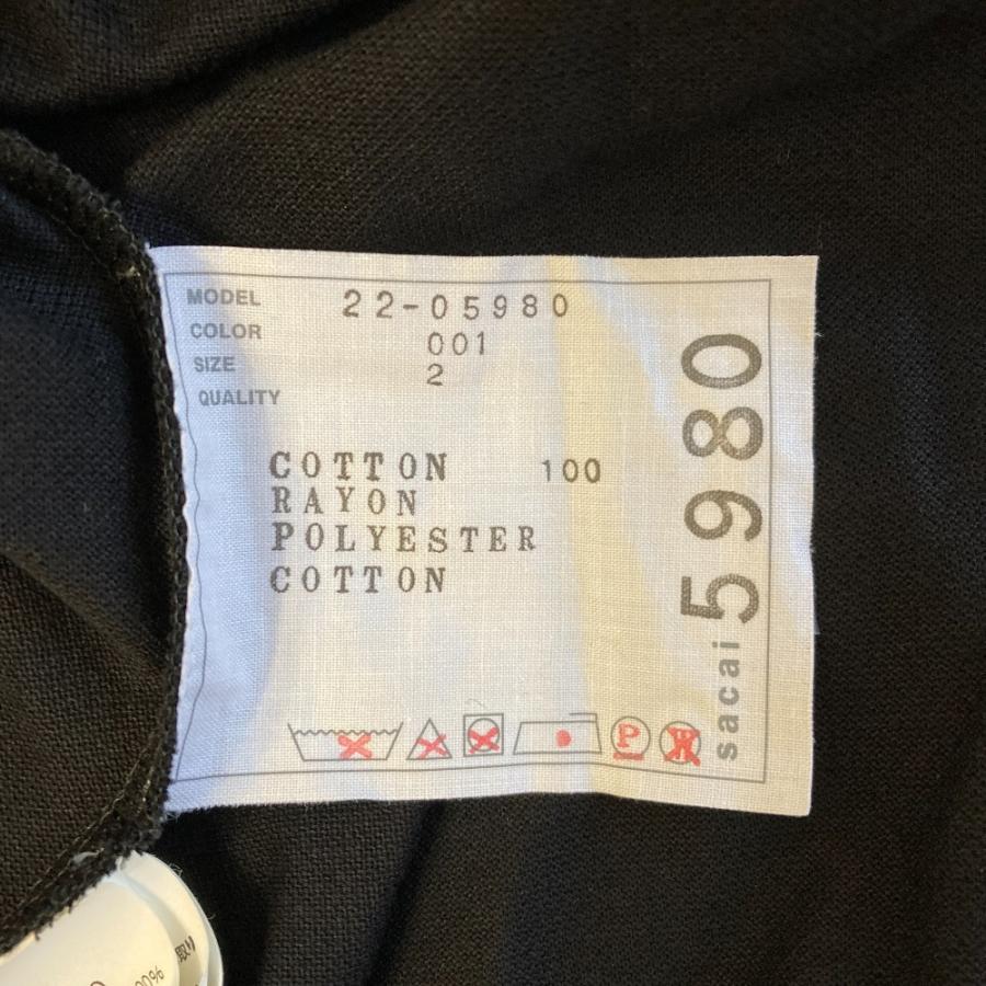 sacai（サカイ） 美品 Pique Polo Shirt ポロシャツ 22-05980 サイズ2