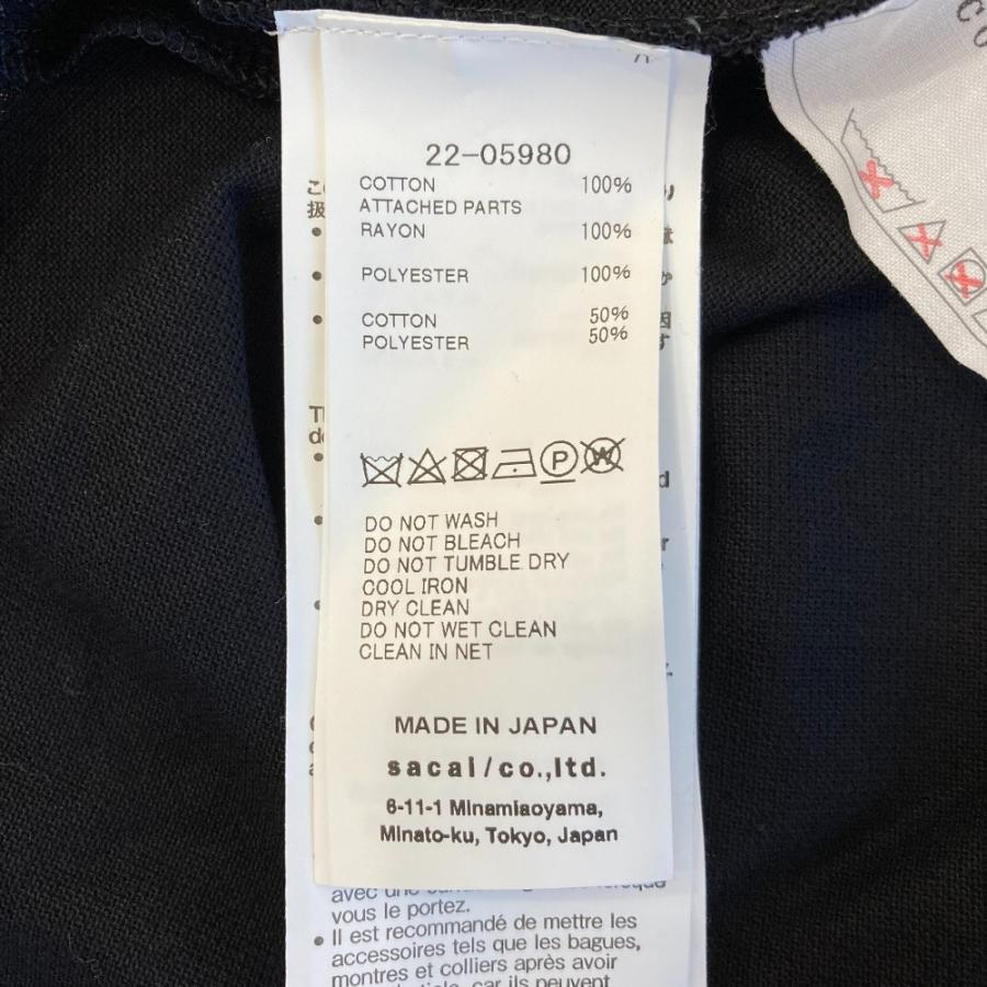sacai（サカイ） 美品 Pique Polo Shirt ポロシャツ 22-05980 サイズ2