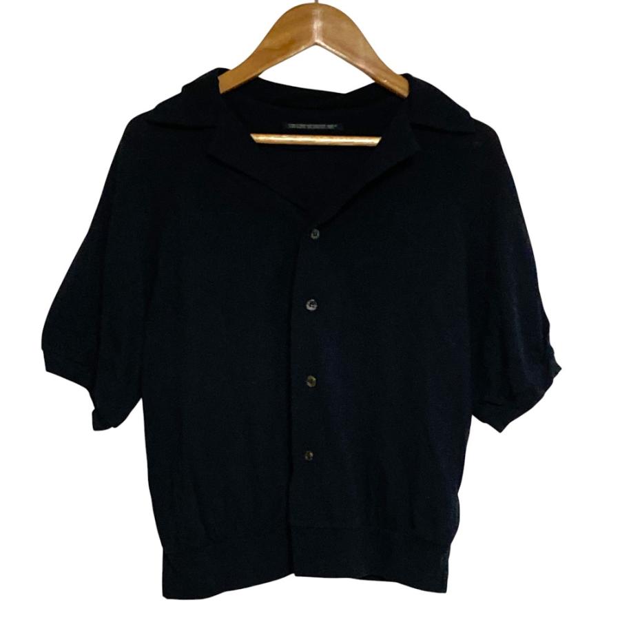 Y's ワイズ シアー シャツ ブラウス サイズ1 ヨウジヤマモト 良品 Y'S YOHJI YAMAMOTO ワイズ ヨウジヤマモト ショートスリーブ
