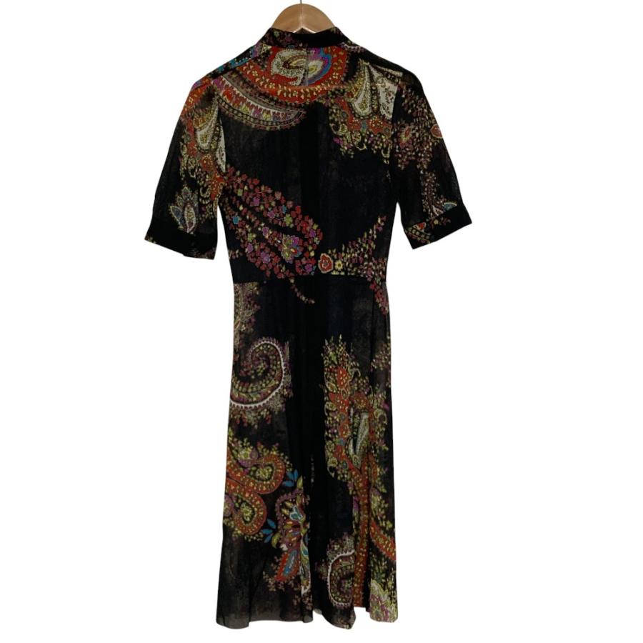 美品　ヴィヴィアンタム　ワンピース　パワーネット　総柄　ビンテージ　レトロ 中古・古着通販】VIVIENNE TAM (ヴィヴィアンタム) プリント総柄パワー
