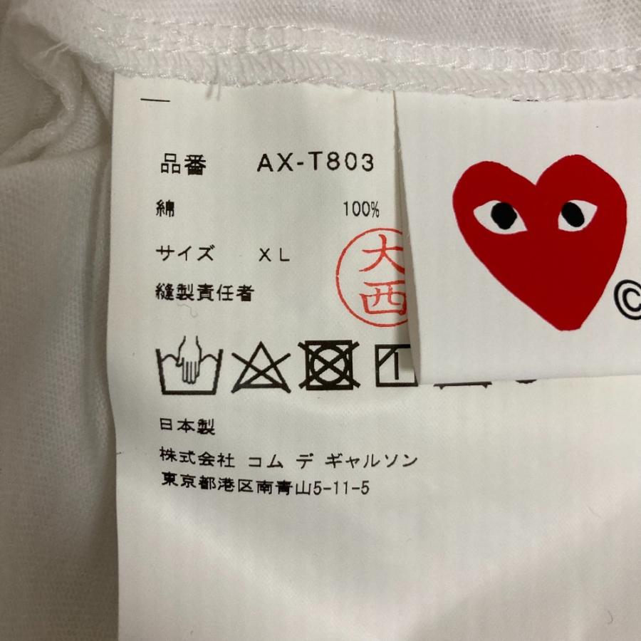 PLAY COMME des GARCONS 美品 プレイコムデギャルソン ハートプリント