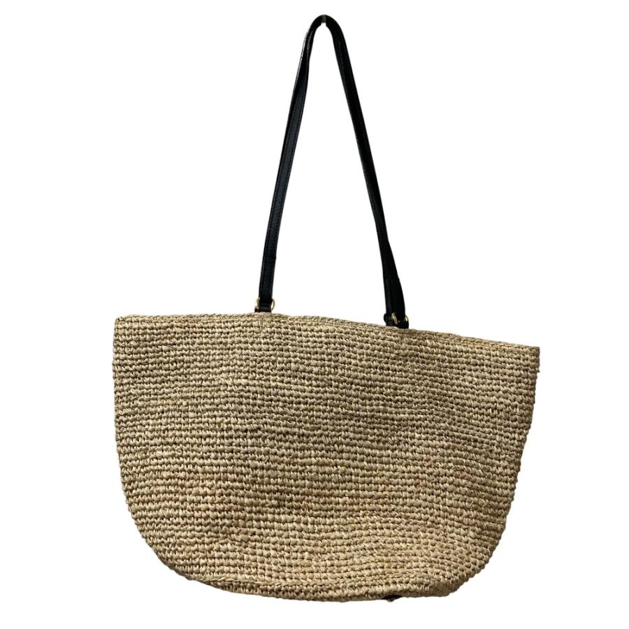 美品 VIOLAdORO ヴィオラドーロ SANDRO 2WAY ラフィア トートバッグ