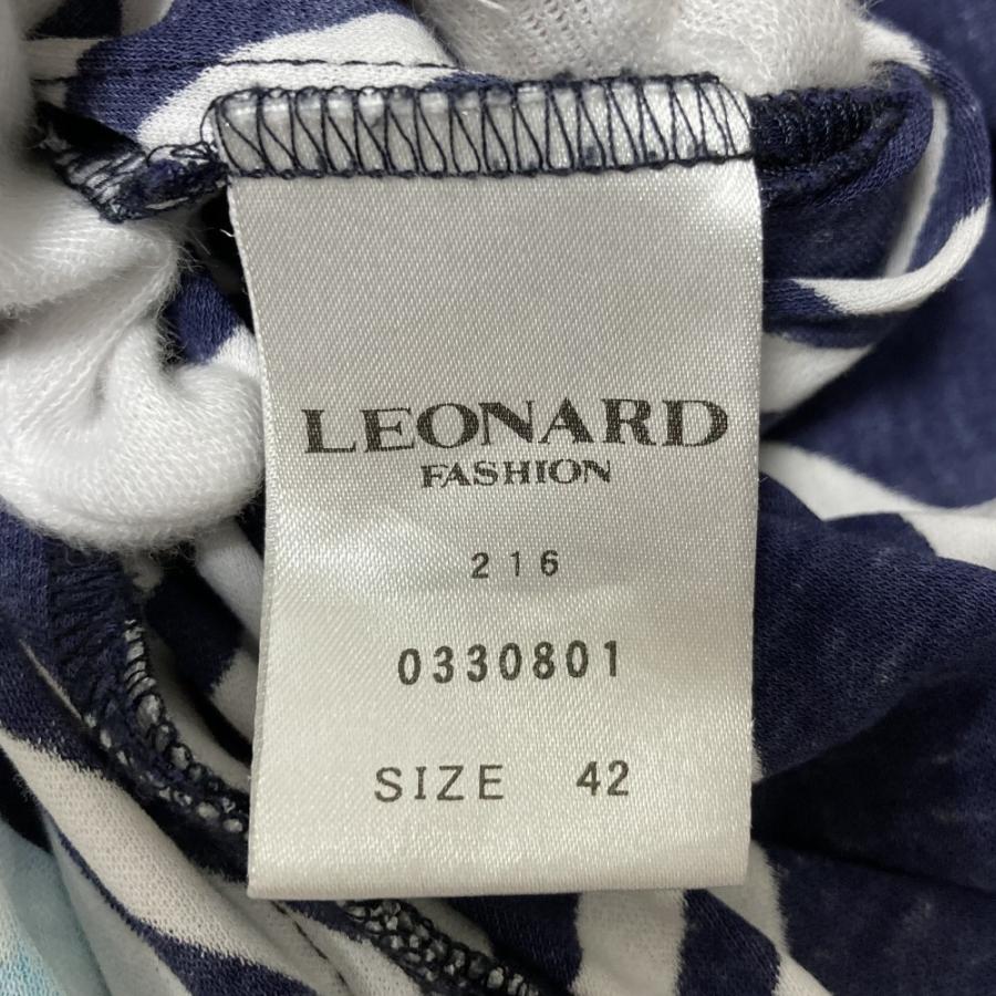 LEONARD FASHION 良品 レオナール フロントプリーツ フラワー レジ