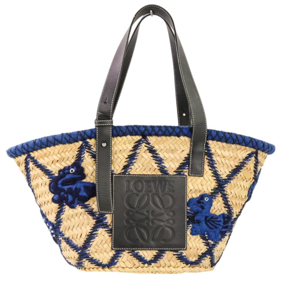 LOEWE（ロエベ） 良品 BASKET ANIM ALS BAG アニマルモチーフ