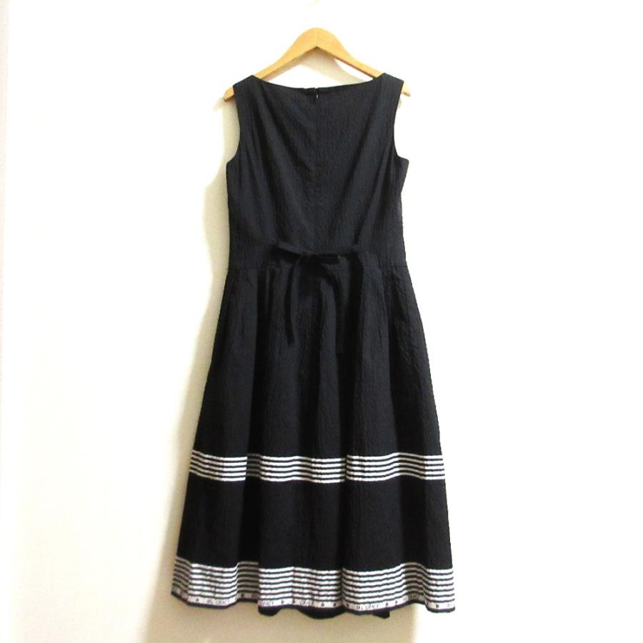 M'S GRACY ノースリーブワンピース ドット柄 42 M'S GRACY 2022 Summer