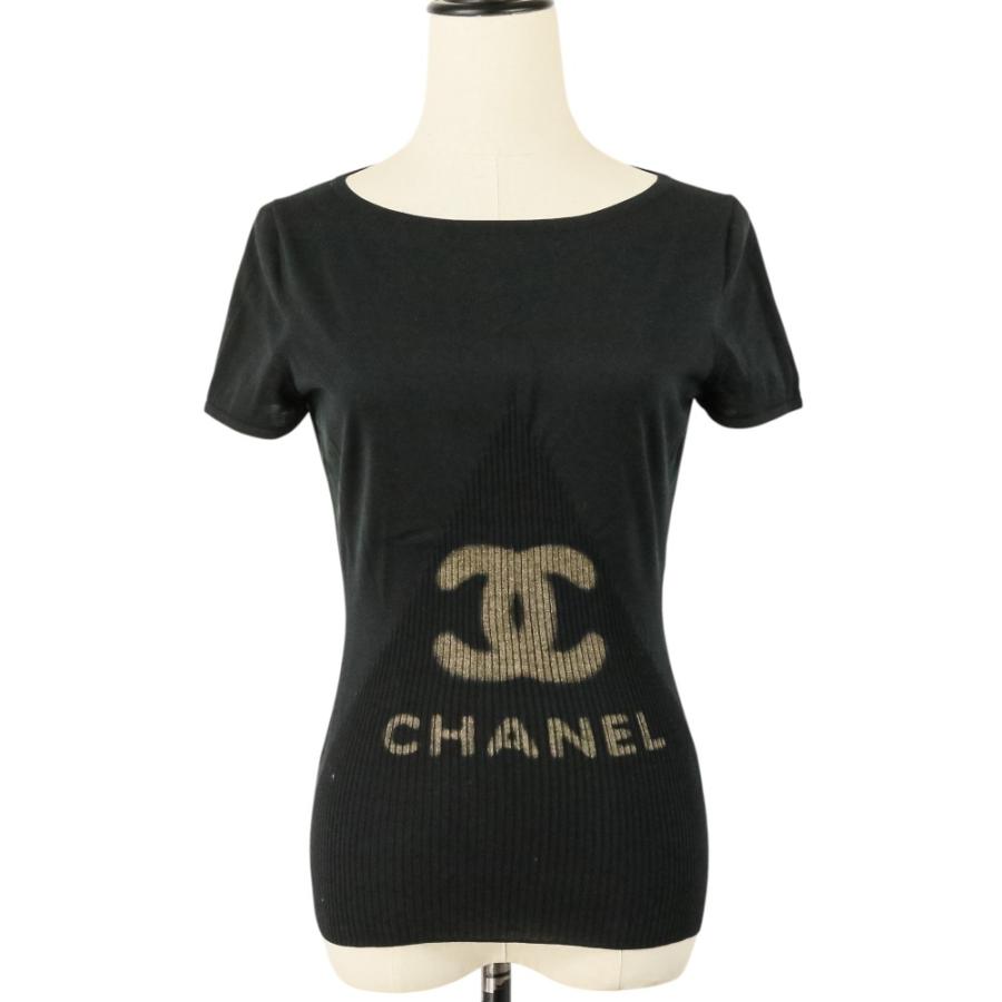 CHANEL（シャネル） 美品 シルクブレンド ココマーク ショートスリーブ