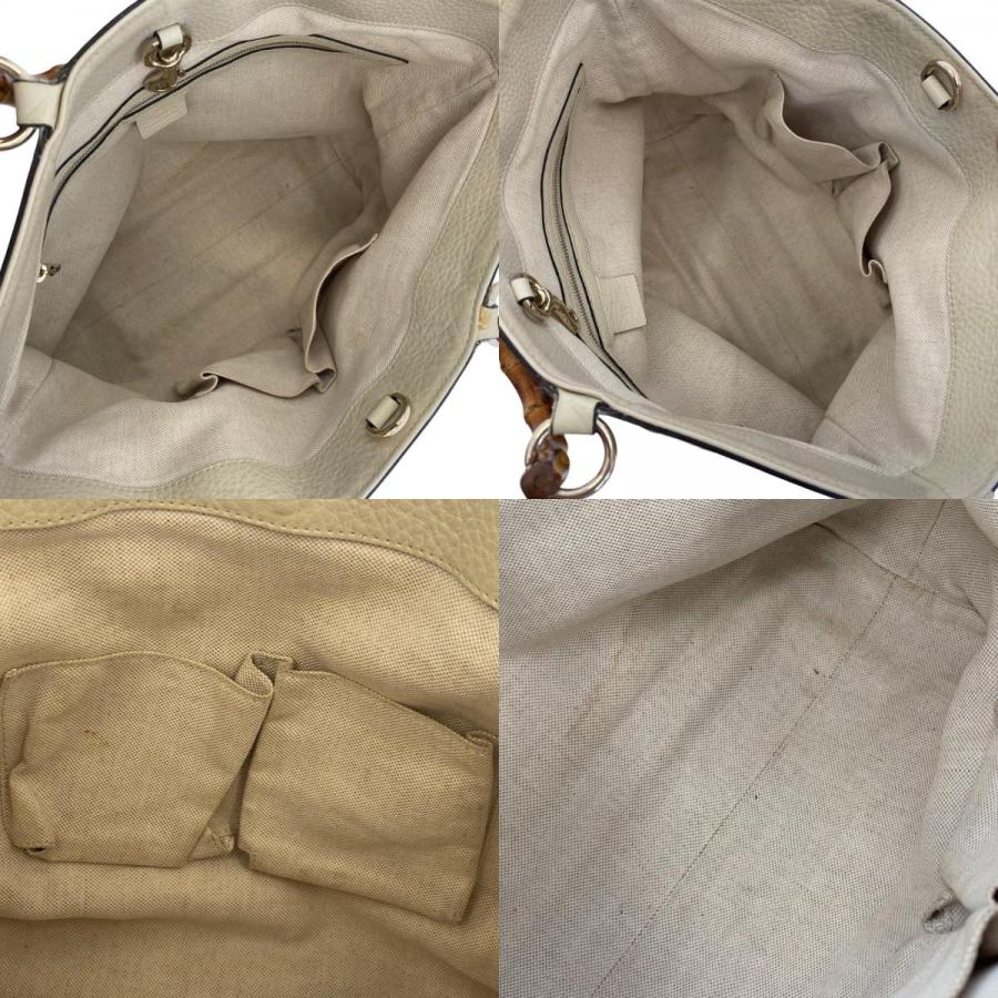 GUCCI（グッチ） バンブーハンドル ストロー トートバッグ 338965