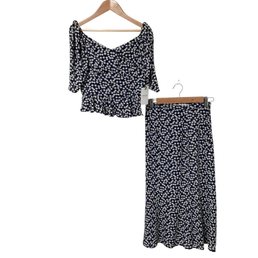未使用 Her lip to ハーリップトゥ Cherry Pattern Two Piece ブラウス
