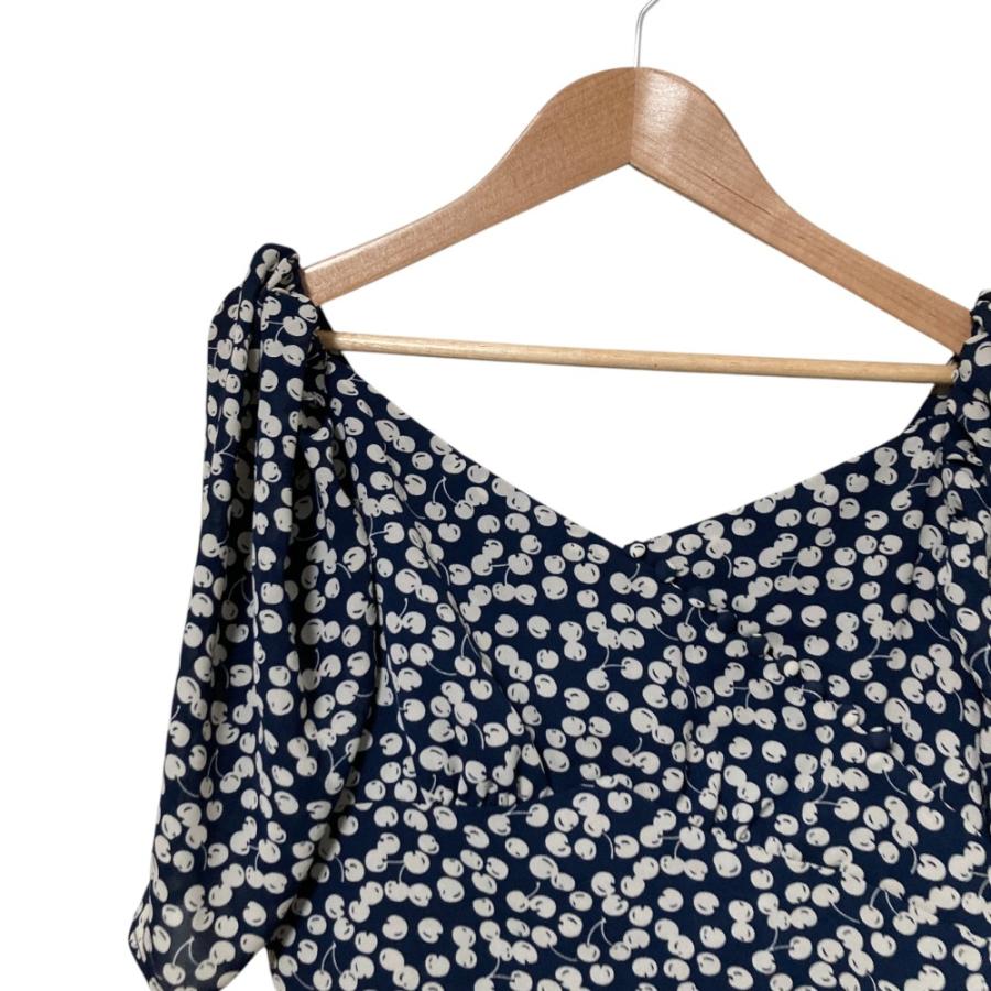 未使用 Her lip to ハーリップトゥ Cherry Pattern Two Piece ブラウス