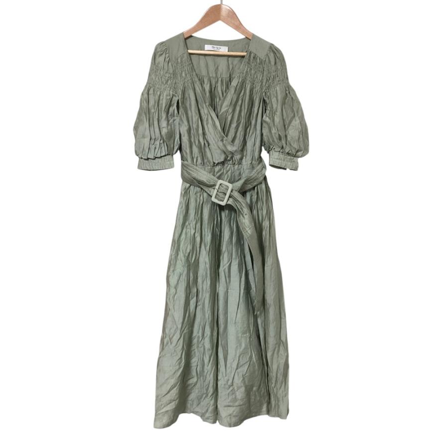 美品 Her lip to ハーリップトゥ Airy Volume Sleeve Dress ワンピース
