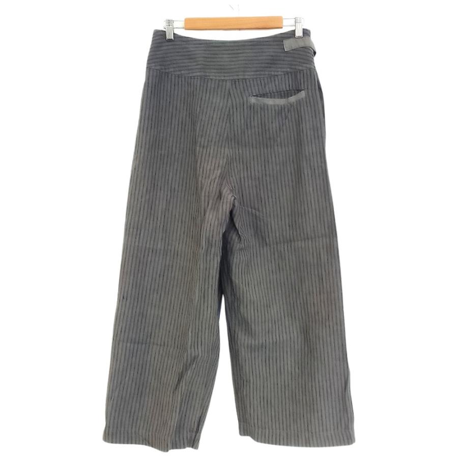 未使用 pas de calais パドカレ シャドーストライプパンツ pas de calais（パドカレ） 美品 ストライプ ワイドパンツ サイズ36