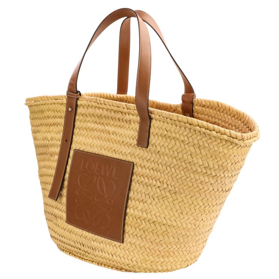 LOEWE（ロエベ） 美品 アナグラム バスケットバッグ かごバッグ トート