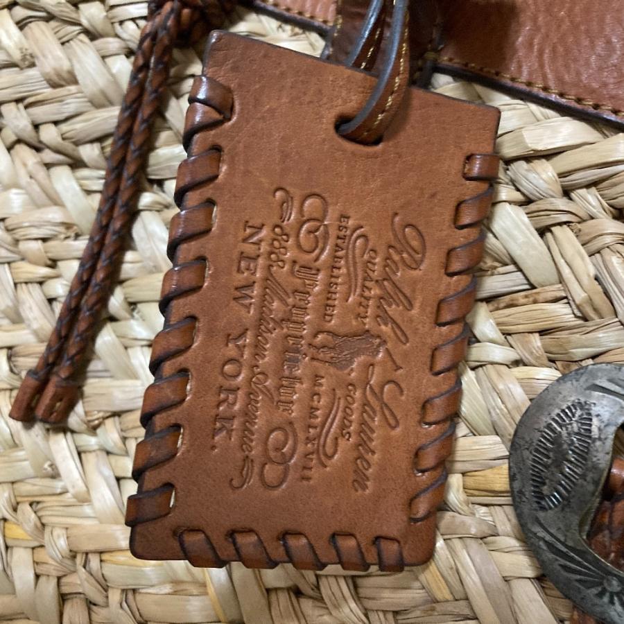 良品 RALPH LAUREN ラルフローレン コンチョ ウエスタン カゴバッグ