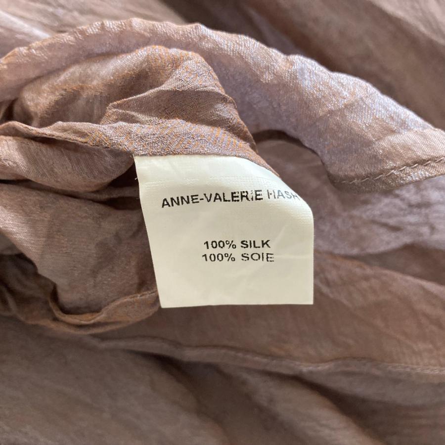 ANNE VALERIE HASH 美品 アンヴァレリーアッシュ シルク100％ ショート