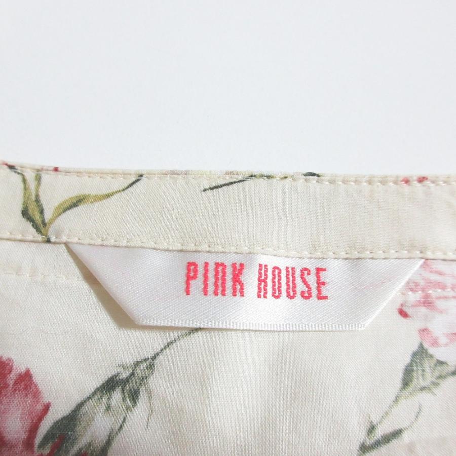 PINK HOUSE（ピンクハウス） 美品 カーネーションプリントチュニック 