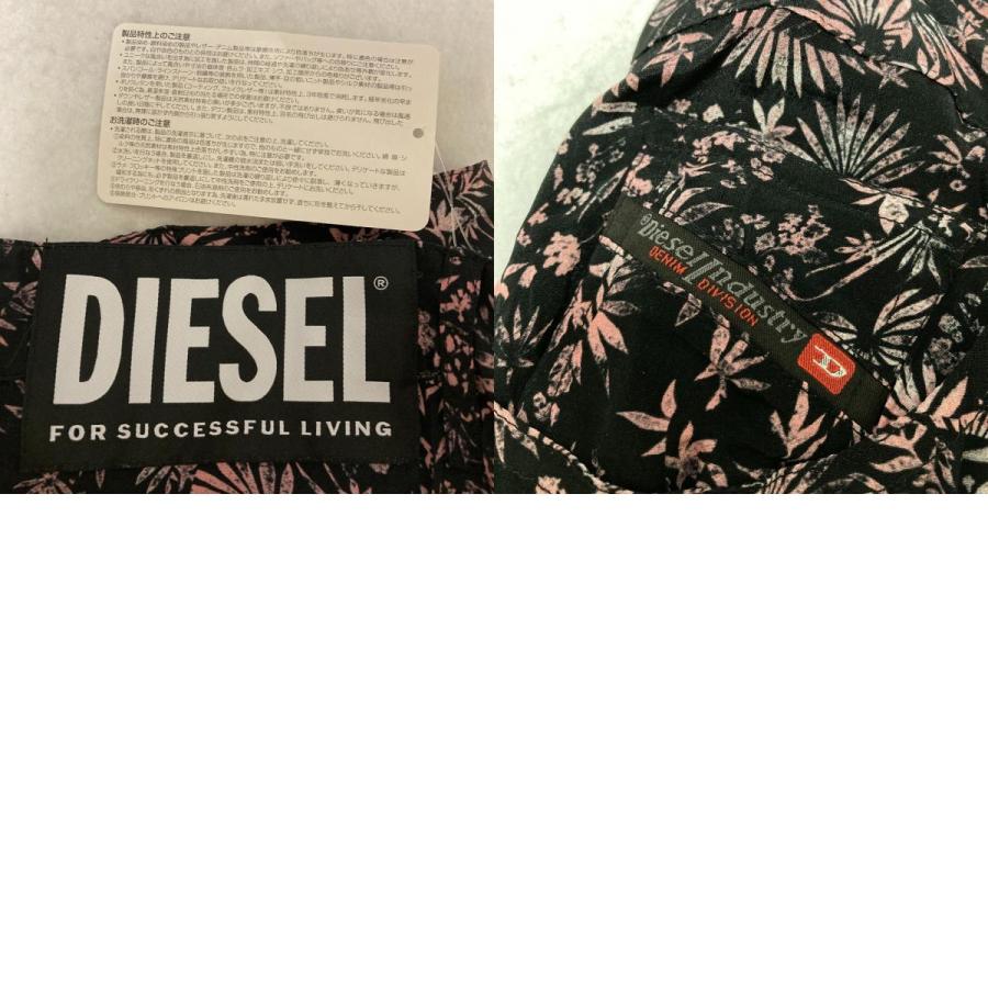DIESEL（ディーゼル） 未使用 フラワープリント シアーロングスカート