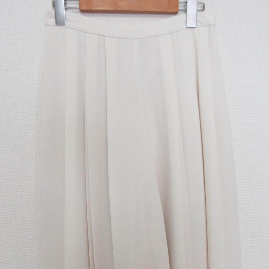 ANAYI（アナイ） 良品 プリーツ ワイドパンツ サイズ38 ホワイト