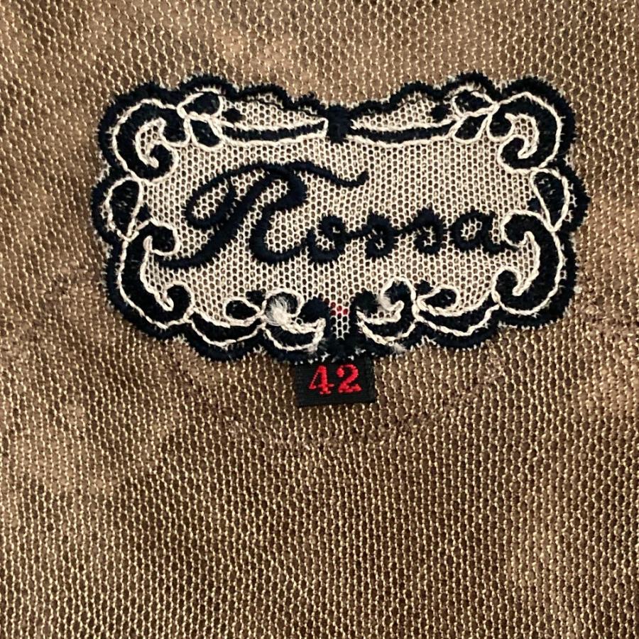 【お値下げ/美品】インポートロッサ 刺繍レースベスト&カットソー 美品 import Rossa インポートロッサ フラワー刺繍 ベスト