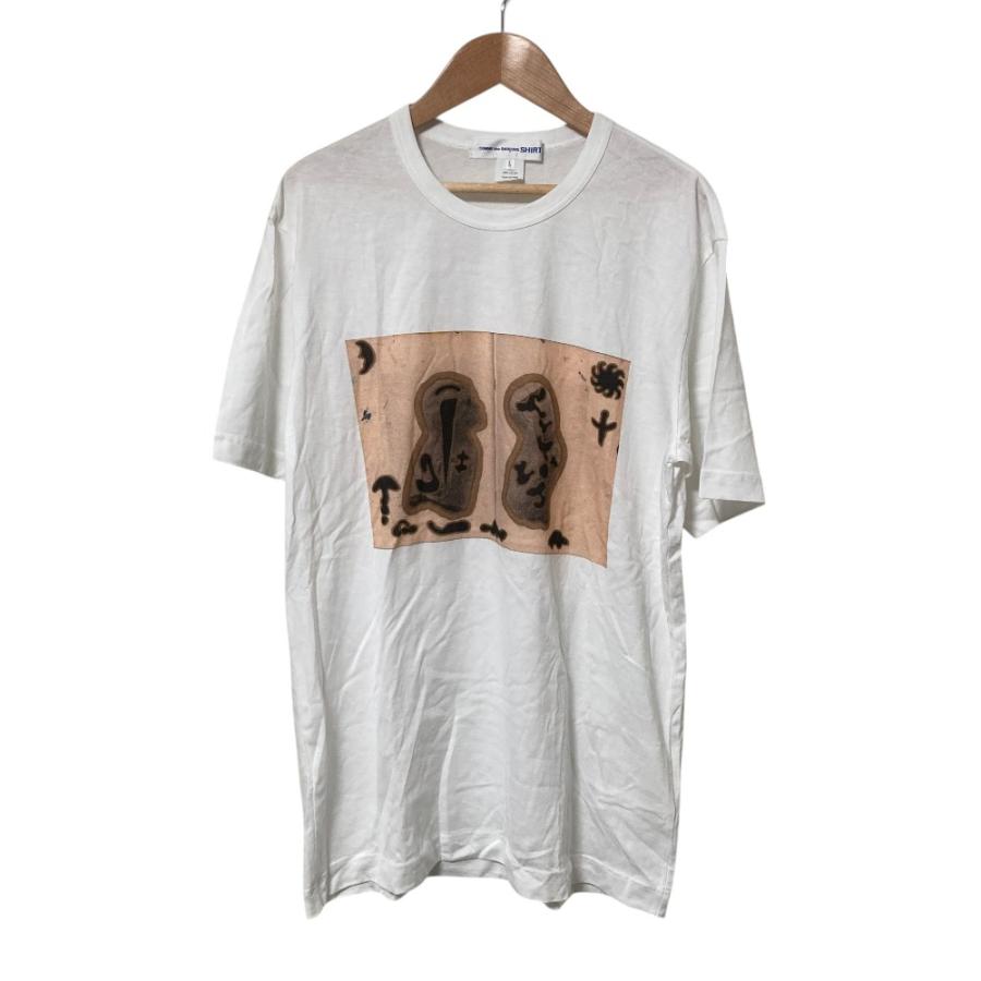 COMME des GARCONS SHIRT 美品 コムデギャルソンシャツ プリントT