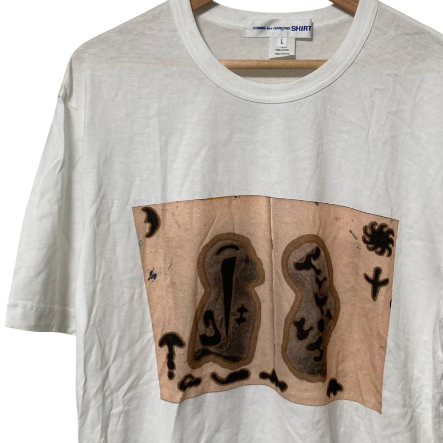 COMME des GARCONS SHIRT 美品 コムデギャルソンシャツ プリントT 
